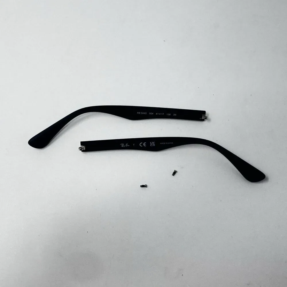 Ray-Ban RB3445 004 Authentic Replacement Temple Arms 130mm Left Right Pair